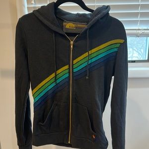 aviator nation navy blue hoody